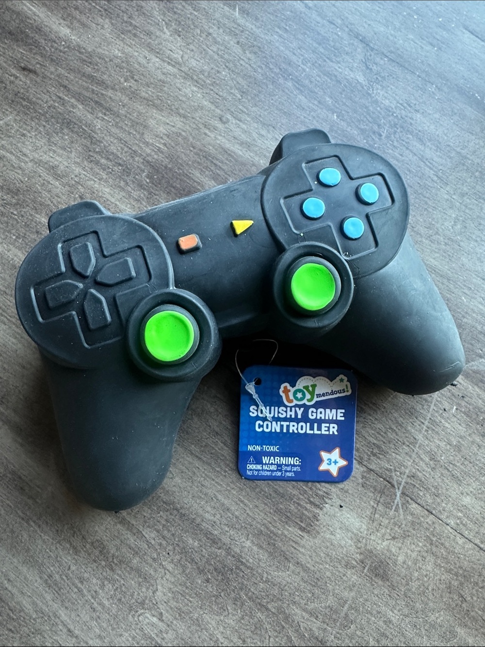 Black Toymendous Squishy Game Controller Toy - NWT